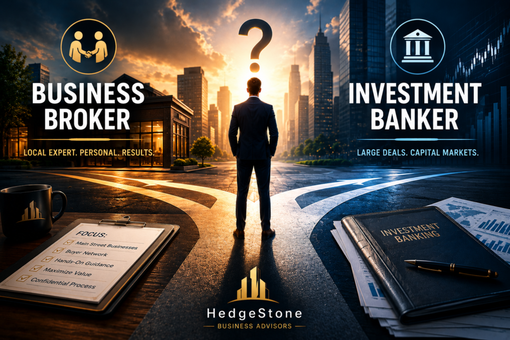 Business Broker vs Investment Banker: Which Do You Need?