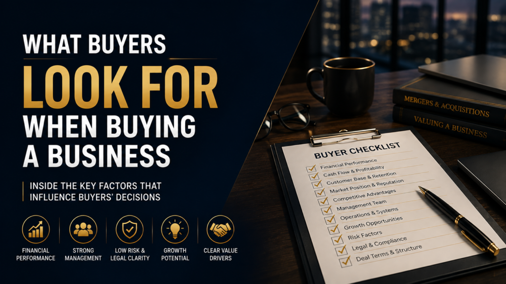 What Buyers Look For When Buying a Business