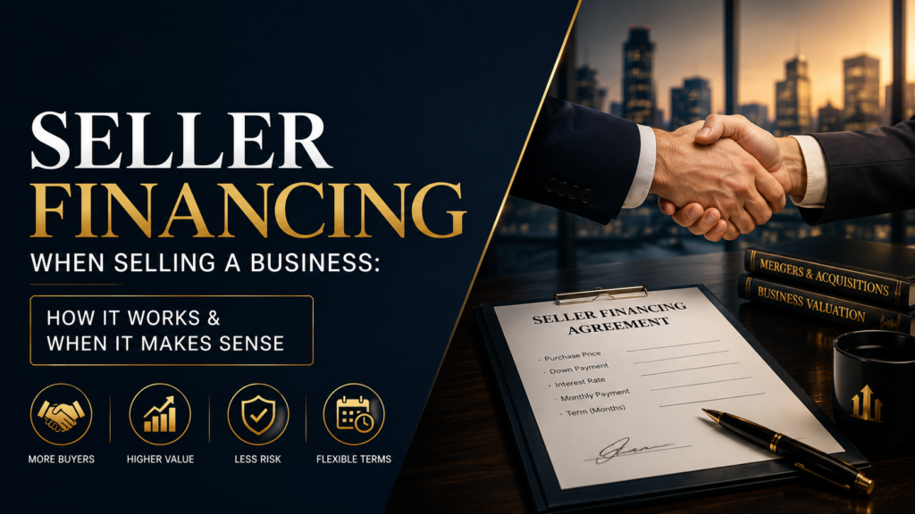 Seller Financing When Selling a Business- How It Works and When It Makes Sense